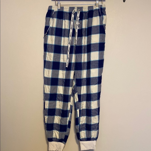 DIXXON Blue and White Plaid Pajama Pants - Picture 1 of 7